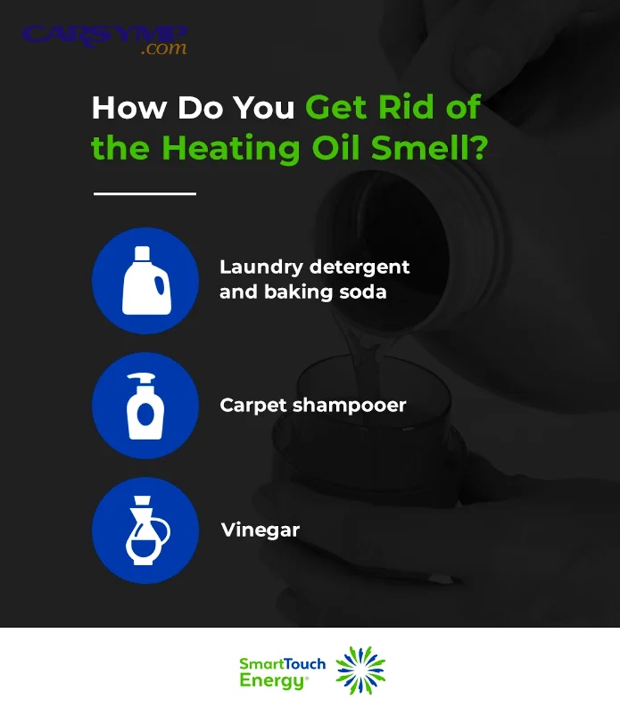 How do you prevent oil smell from returning after a repair?