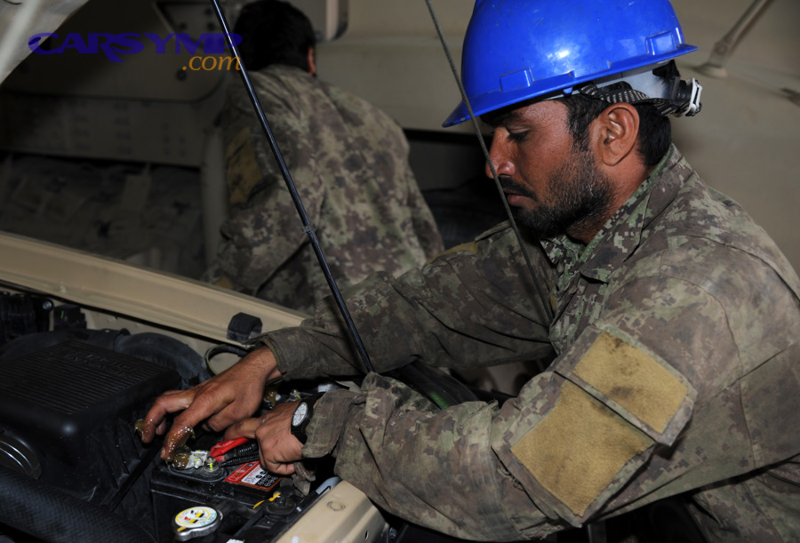 How do you clean corrosion and protect terminals after installation?