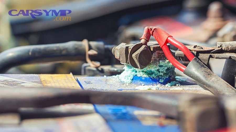 Which visible signs mean a battery cable should be replaced, not cleaned?