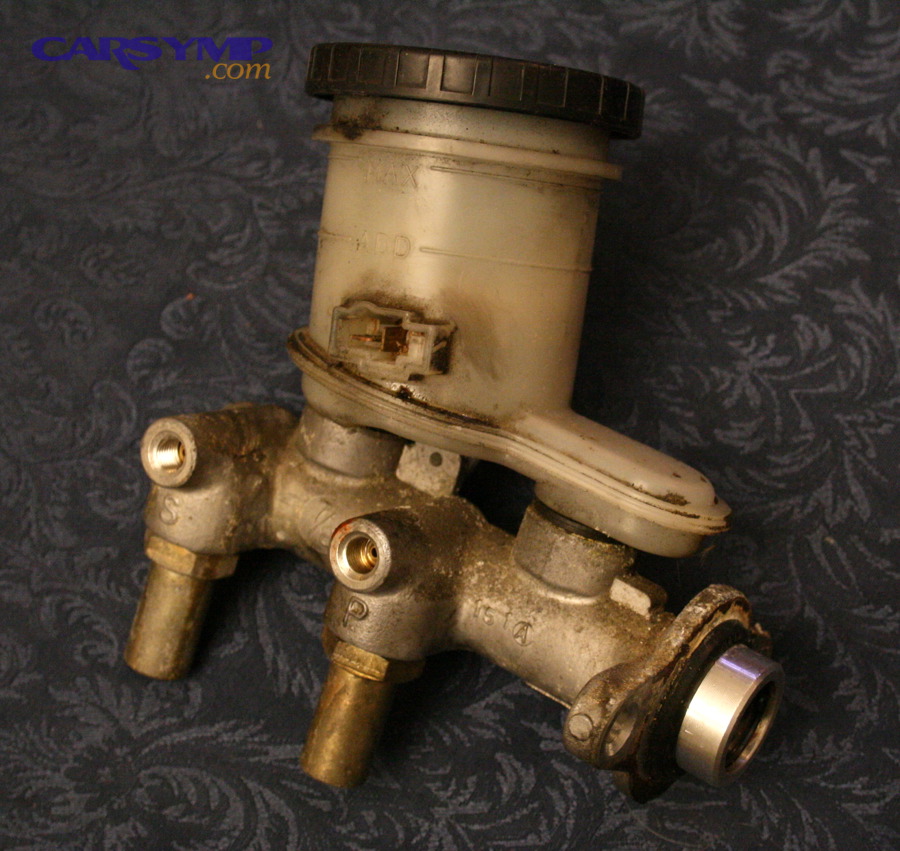 How do you distinguish master cylinder problems from air in lines or wheel-end leaks?