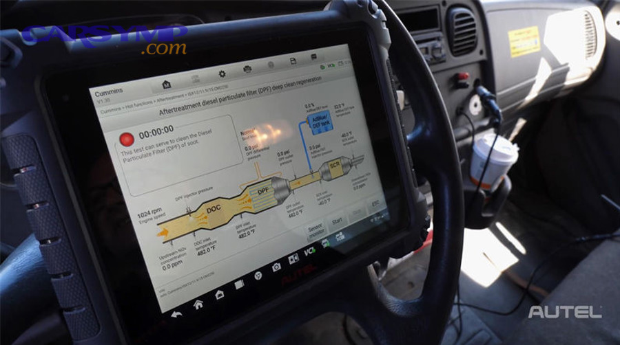 Is it safe to keep driving when the DPF warning light triggers limp mode?