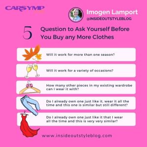 5 Question to Ask Yourself Before You Buy any More Clothes