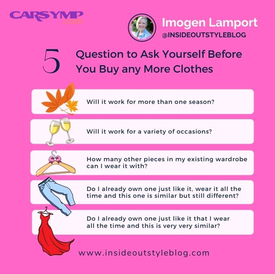 5 Question to Ask Yourself Before You Buy any More Clothes