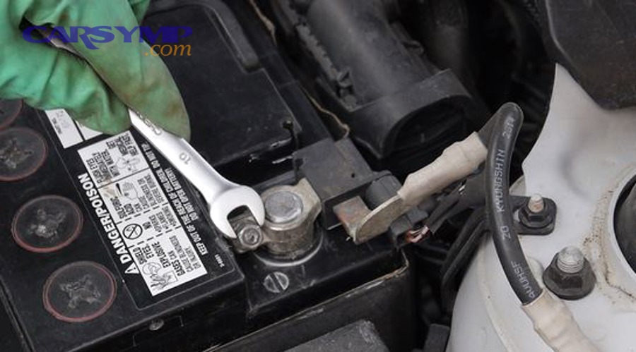 How do you troubleshoot problems after replacing a car battery?