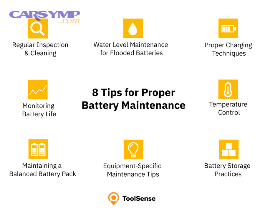 8 Tips for successful battery maintenance 8 Tips for Proper Battery Maintenance