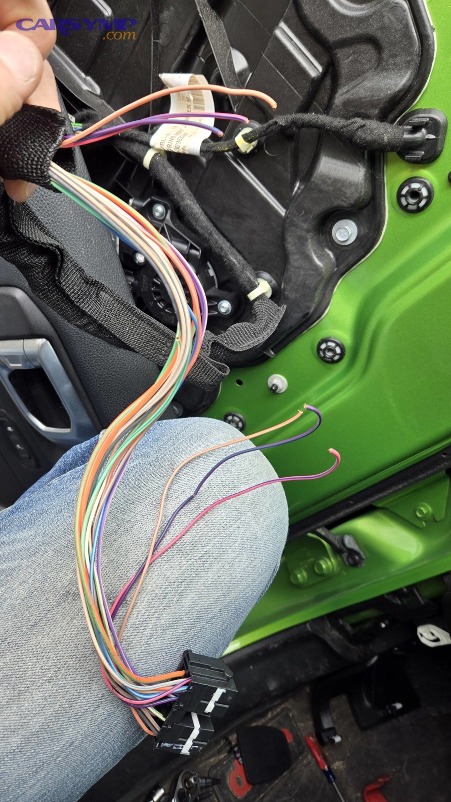 How do you confirm a door repair didn’t leave a lock hardware issue?