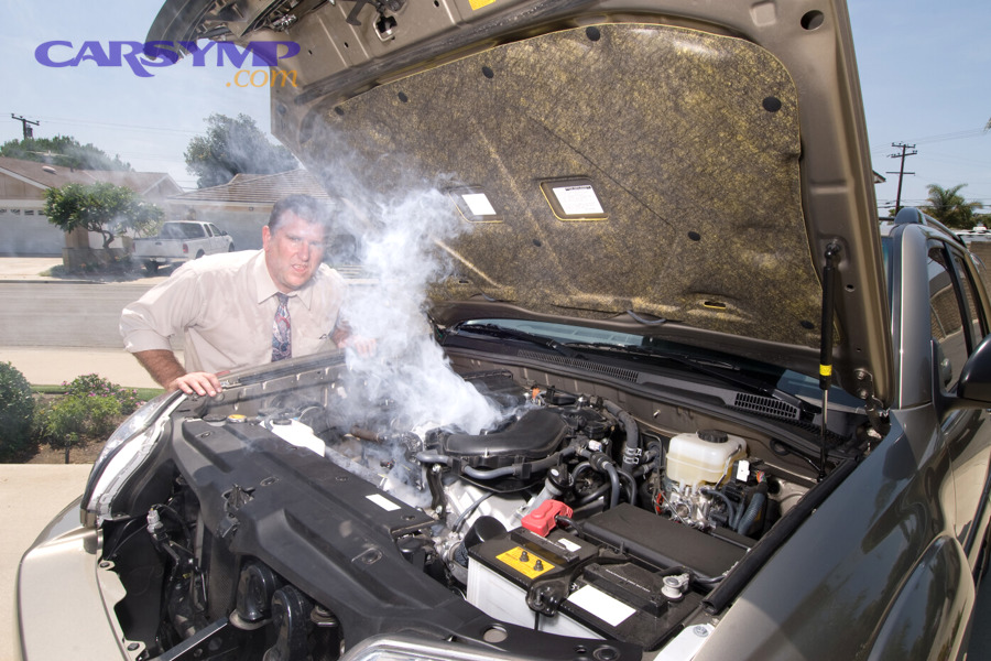 Is a cooling fan failure a common trigger for overheating in slow traffic?