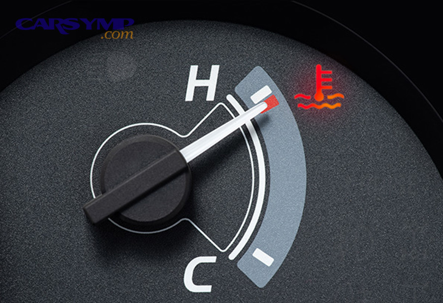 Radiator cap on a vehicle cooling system