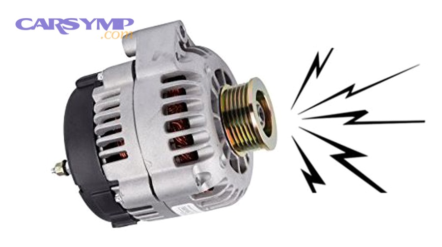 Are worn bearings the most common alternator noise cause?