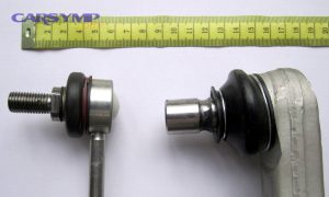 Ball joints in running gear 3