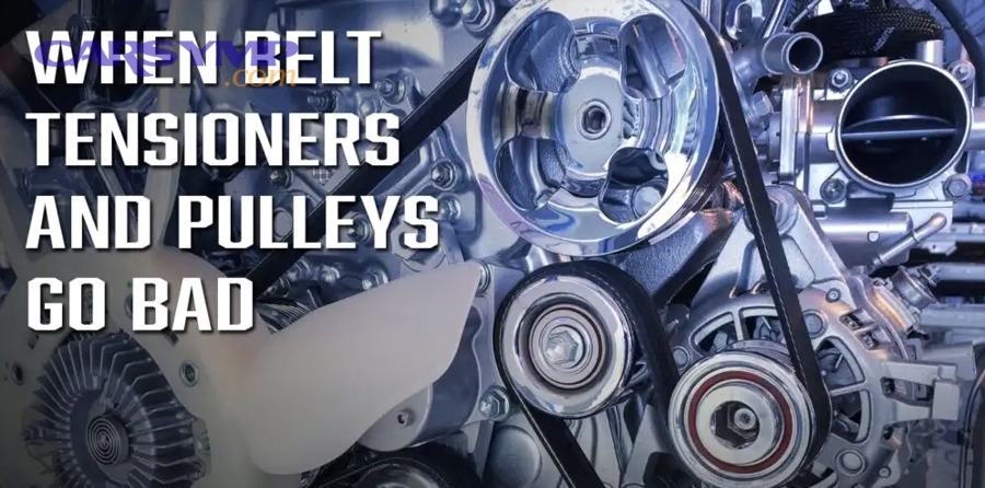 How do you test the tensioner itself once the belt is removed?