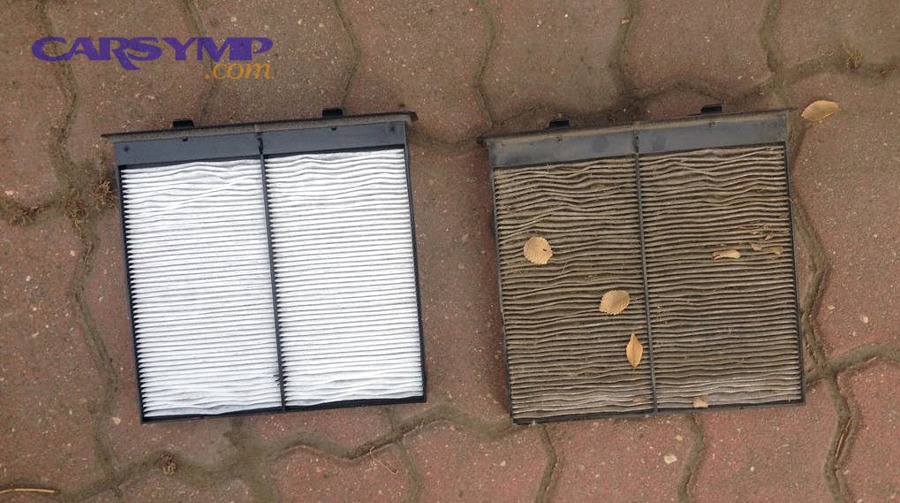 Can cabin filter symptoms be confused with A/C problems or a failing blower motor?