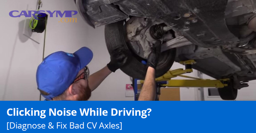 CV boot grease leak causing joint damage