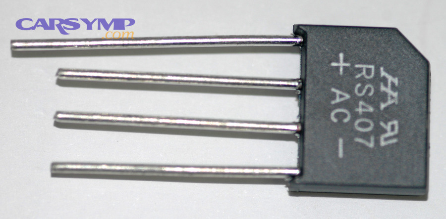 What fixes an alternator diode drain, and how do you verify the repair worked?