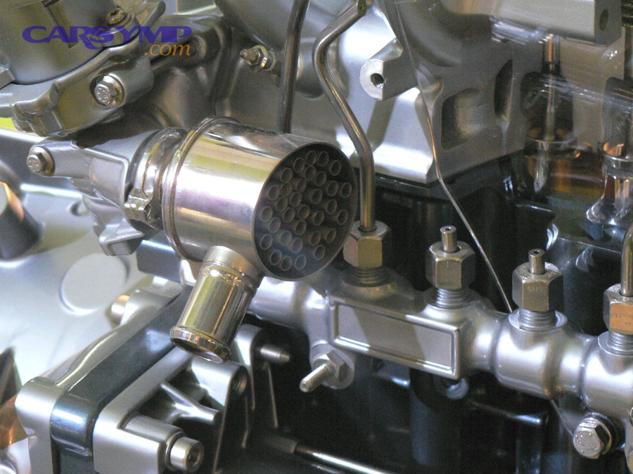EGR cooler component used in cooled EGR systems