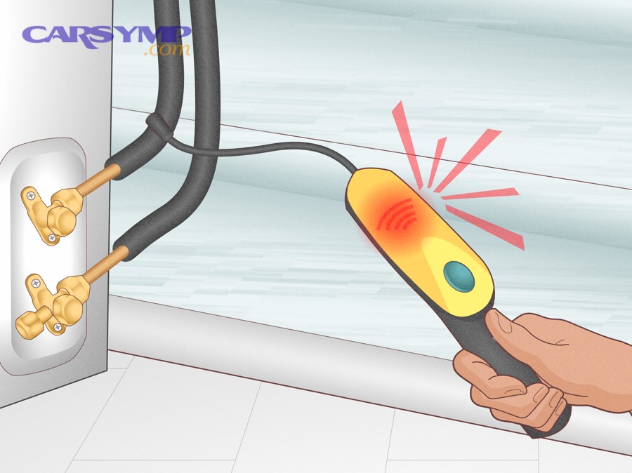 Can you safely find a slow car A/C leak at home?