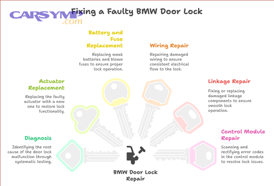 What symptom patterns separate fob, switch, and actuator most reliably?
