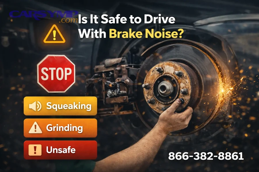 What if the noise comes with vibration, pulsing, or steering pull?