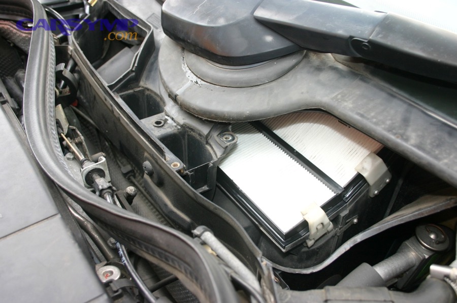 Can the cabin air filter be the source of the humid-weather smell?