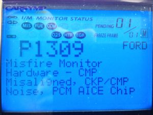 OBD2 computer scan results 9