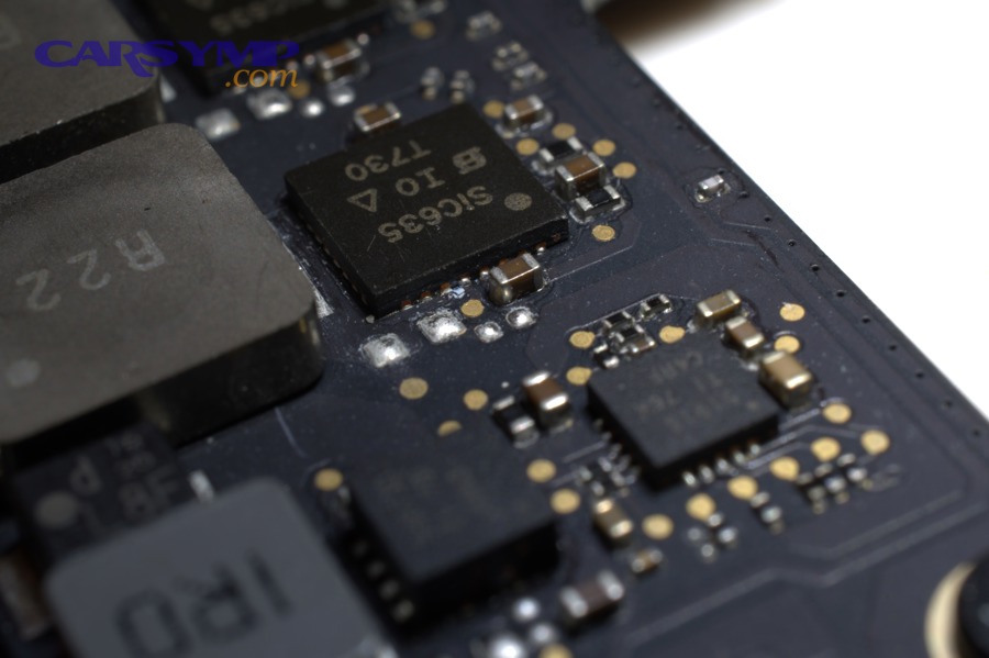 Close-up corrosion on electronics showing how contamination can damage fine-pitch metal surfaces