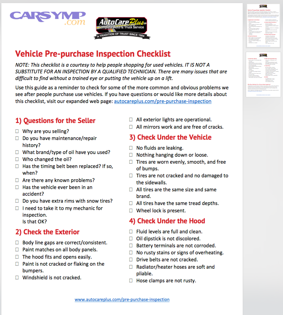 Optional diagnostics: when scanning or measurements are included