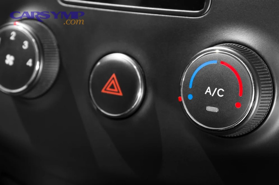 Automotive HVAC system diagram