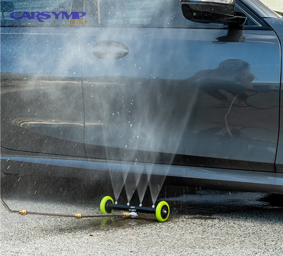 Effortless undercarriage cleaning