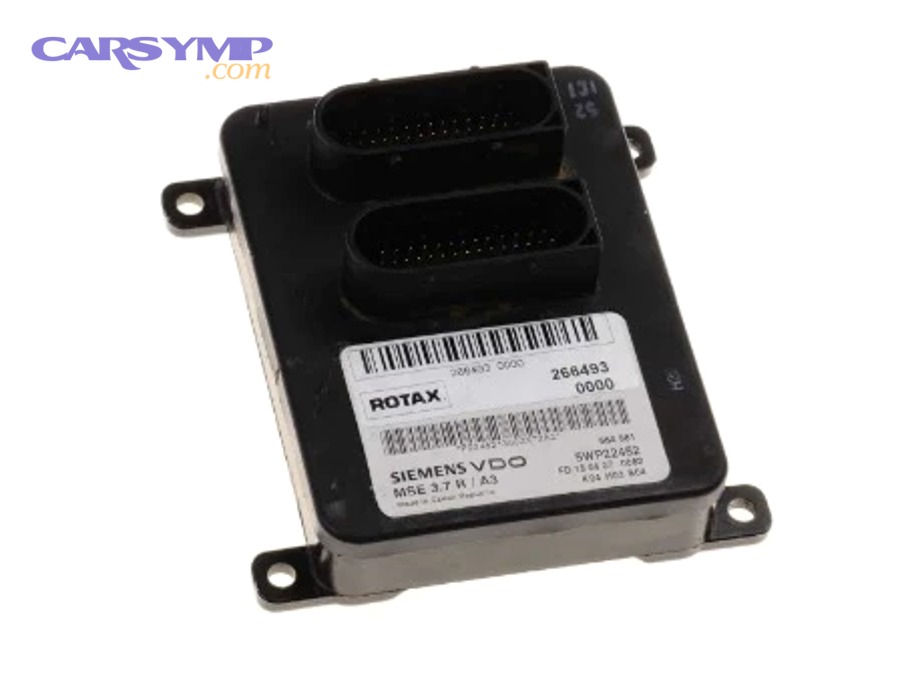 OBD-II port under the dashboard near the driver area