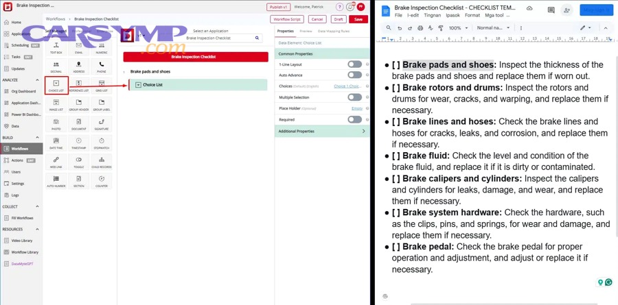 How do you run a quick brake function test in your driveway?