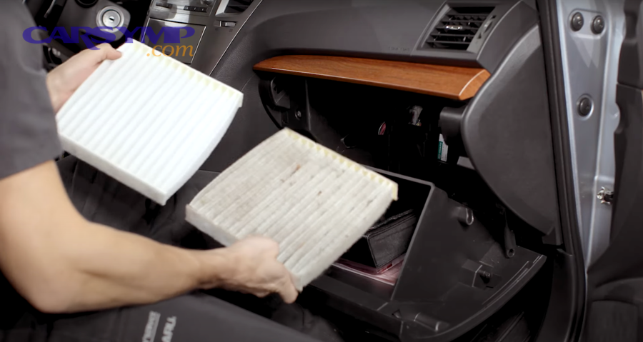 Can a clogged cabin filter increase blower noise or strain over time?