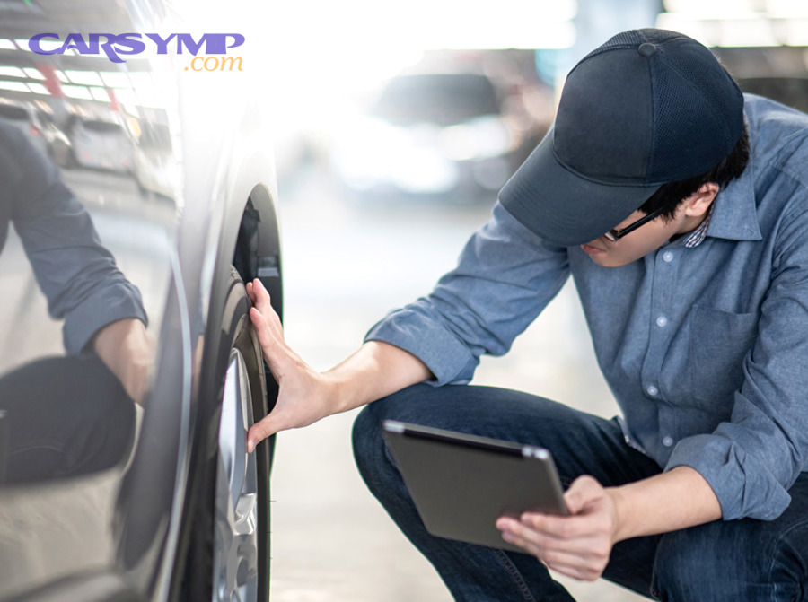 What inspection clues suggest alignment or suspension issues before tires are ruined?