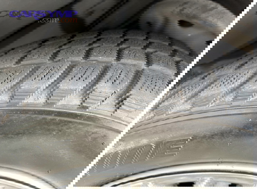 What tire conditions make a vehicle unsafe or non-compliant?