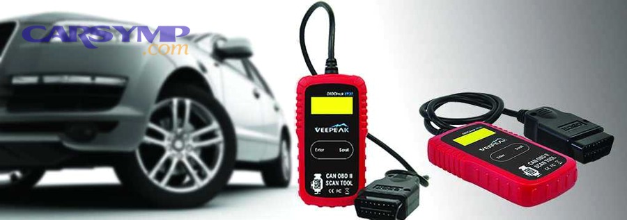 OBD-II scanner tool used to read diagnostic data