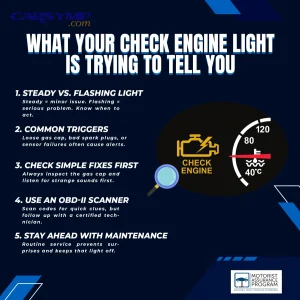 What Your Check Engine Light Is Trying to Tell You 1