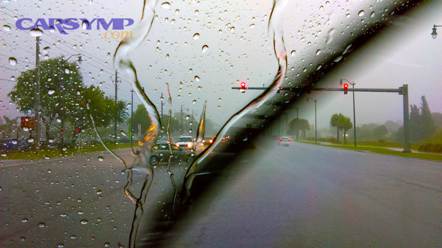 How do you confirm lights, wipers, HVAC, and visibility for changing conditions?