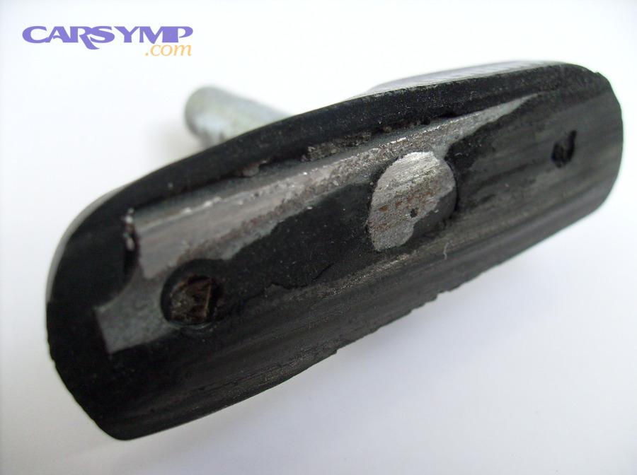 Wornout brake pad