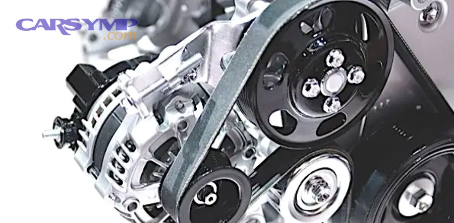 How do you check the tensioner so a new belt doesn’t slip or squeal?