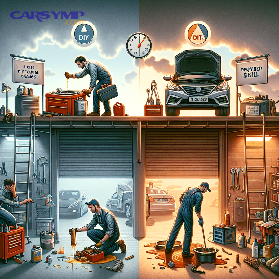 analyzing diy vs professional oil change cost time and skill considerations