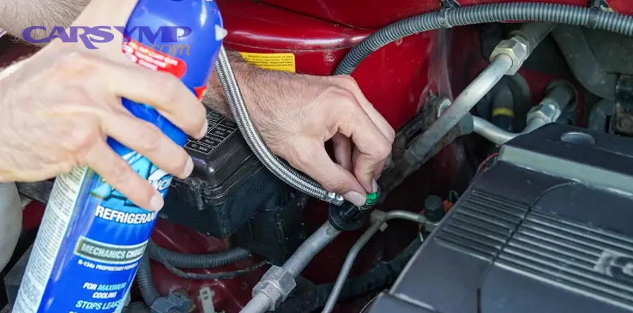 What does an AC recharge actually do in a vehicle system?