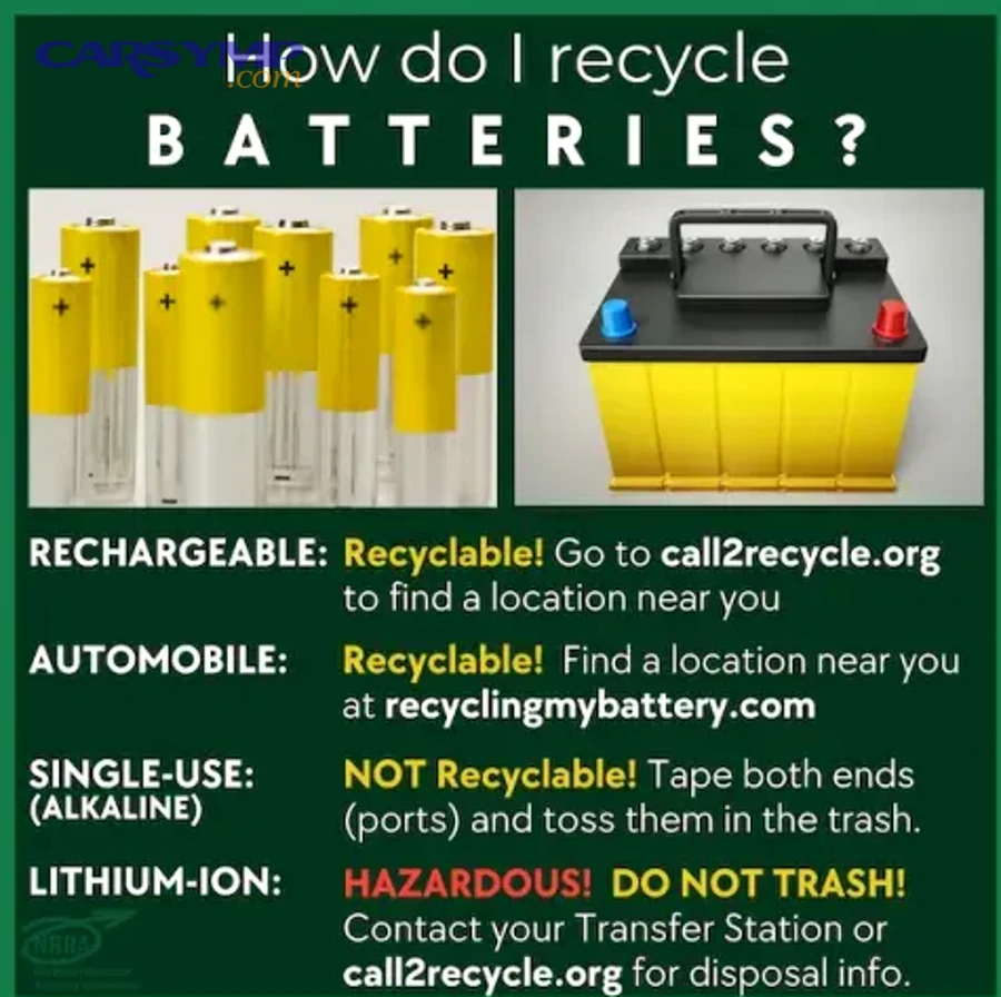 How should you store and prepare batteries before drop-off?