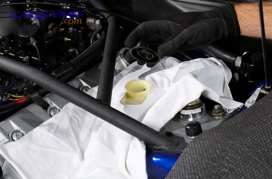 What signs suggest air is trapped inside the ABS modulator?