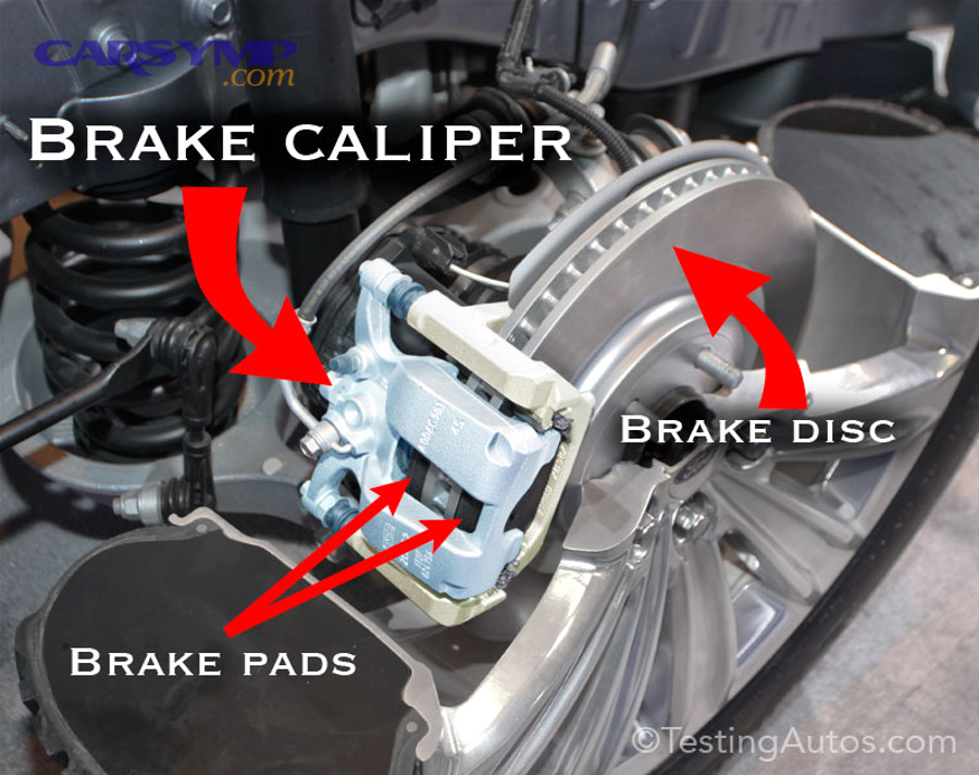 Is caliper replacement labor time different for front vs rear brakes?