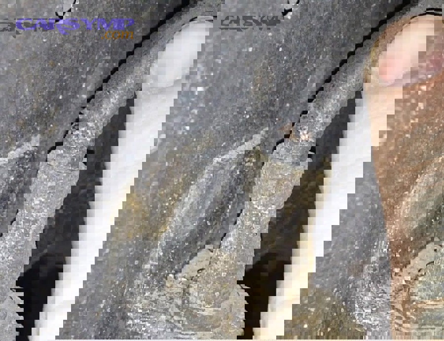 Can a brake hose leak be intermittent, and why does it change with steering or braking force?