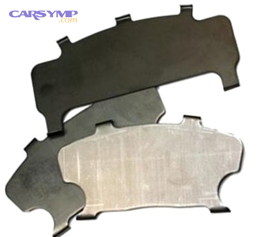 Diagnose Missing Shims & Hardware in Disc Brakes for DIYers (Synonym) 8 This image shows an assortment of brake pad shims