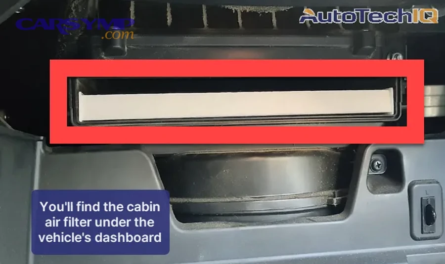 How do you separate cabin filter restriction from duct or vent problems?