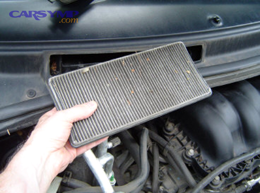 How can you inspect and decide how often to replace cabin air filter?