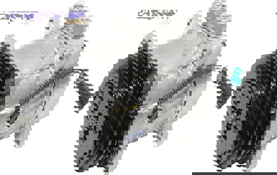 What does compressor trouble typically change first?