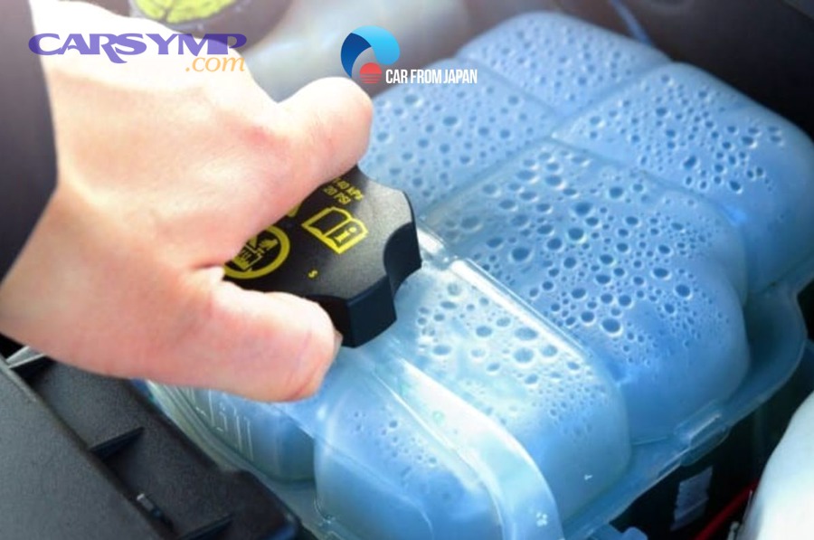 coolant boiling in reservoir 1