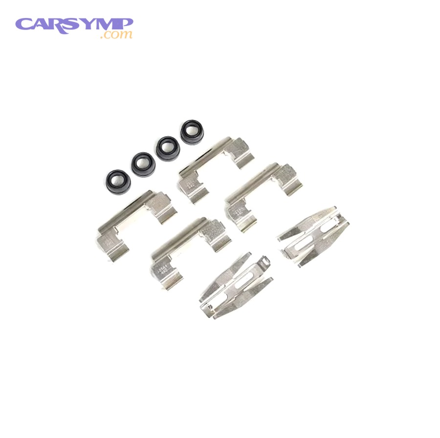 Brake dust shield behind rotor